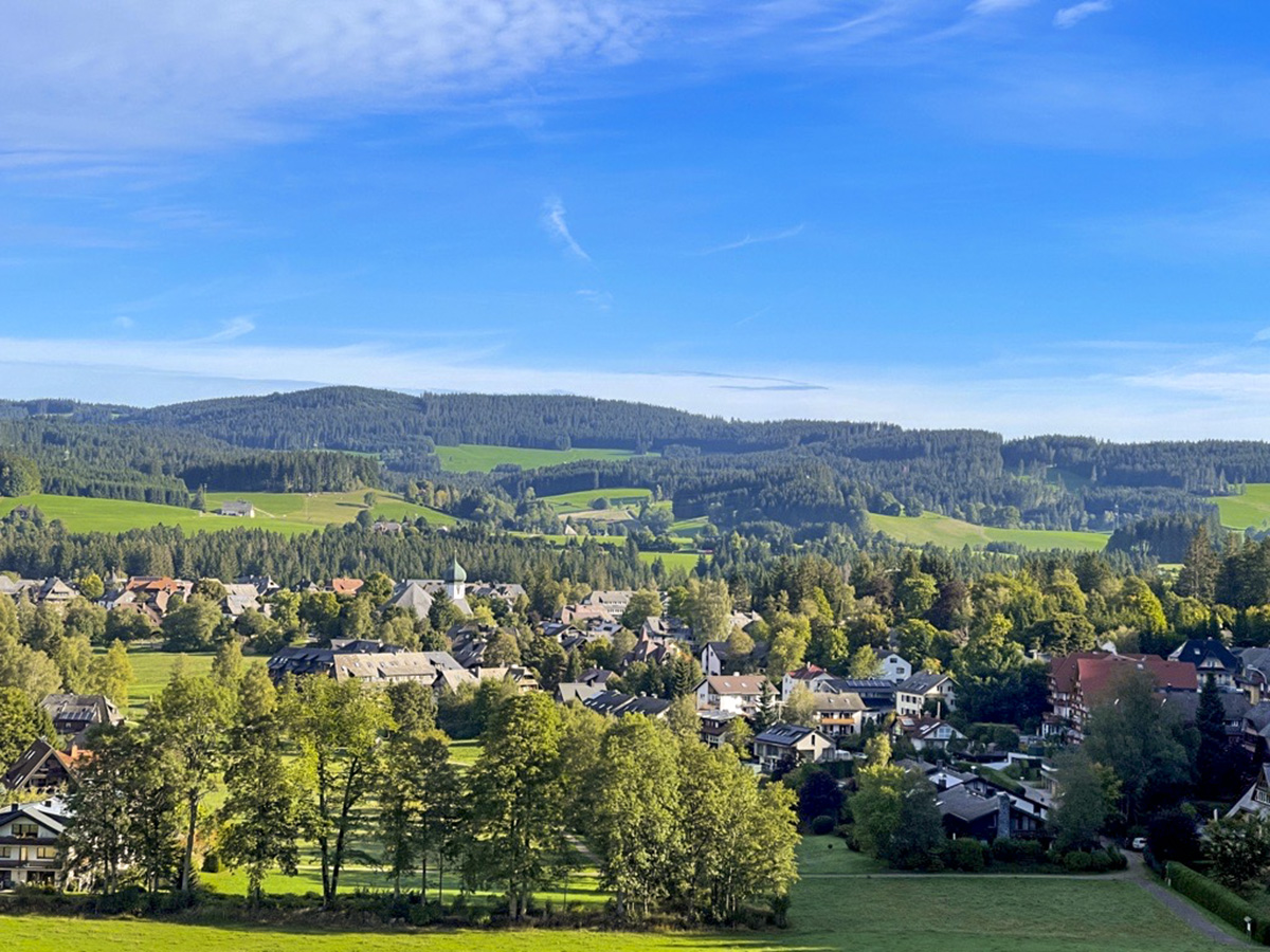 Blick auf Hinterzarten