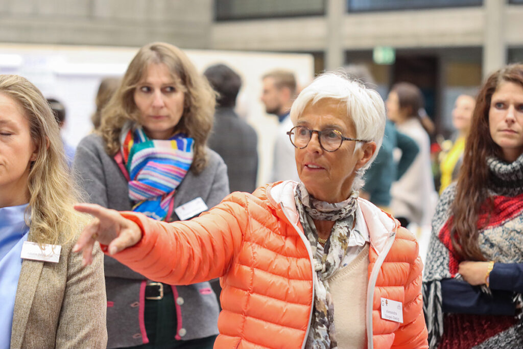Alexandra Dinges-Dierig, Vorstandsvorsitzende des Schulvereins, gehörte zu 70 Teilnehmenden.