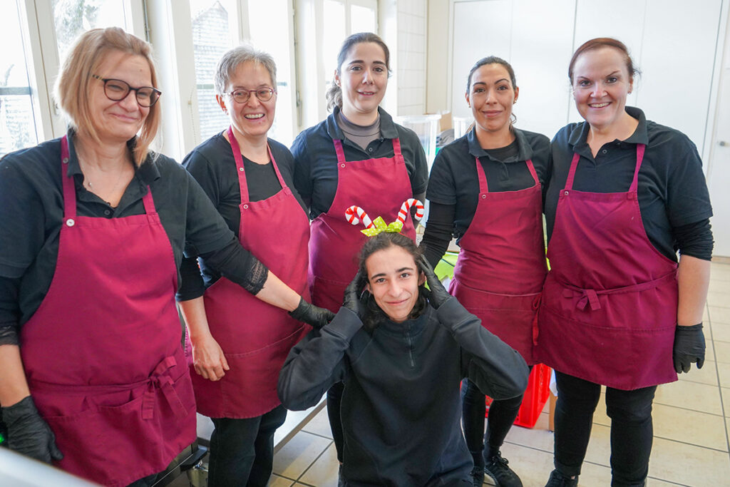 Gut aufgehoben im Team der Hauswirtschaft.