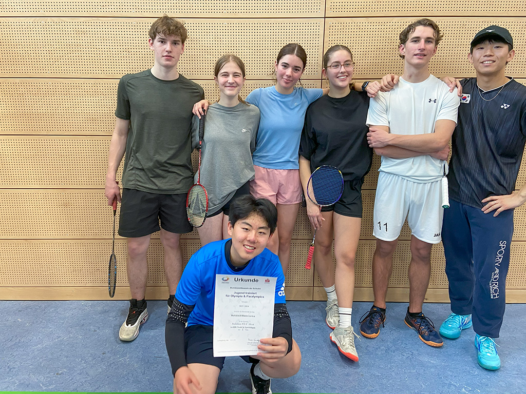 Xavier, Charlotte, Bernhard, Zoé, Mia und Julius errangen einen hervorragenden 2. Platz.