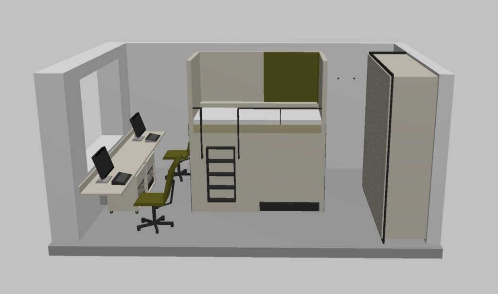 Doppelzimmer mit gemütlichen Schlafkojen