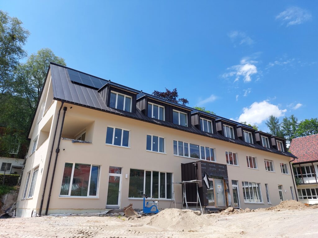 Ansicht von Südosten, Juli 2024