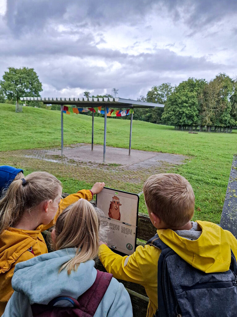 ... erkundete den Mundenhof ...