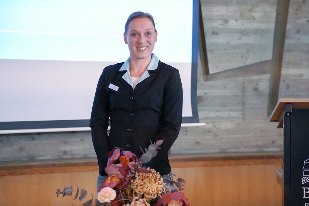 Ausbilderin Nadja Stelzner, Mesa Parts GmbH in Lenzkirch