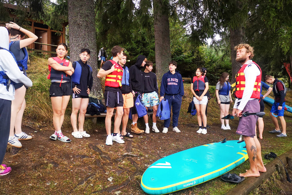 Die Q1 war zum Stand-up-Paddling ...