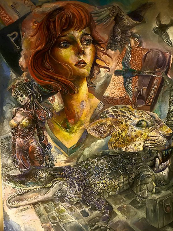 Ithaka, 60cm x 80cm, Öl auf Leinwand, 2024