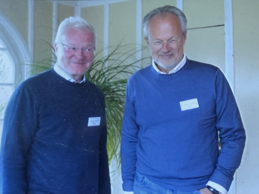 Altbirklehofer-Treffen 2023: Kim Ludolf Koch mit Frank Kern (links)