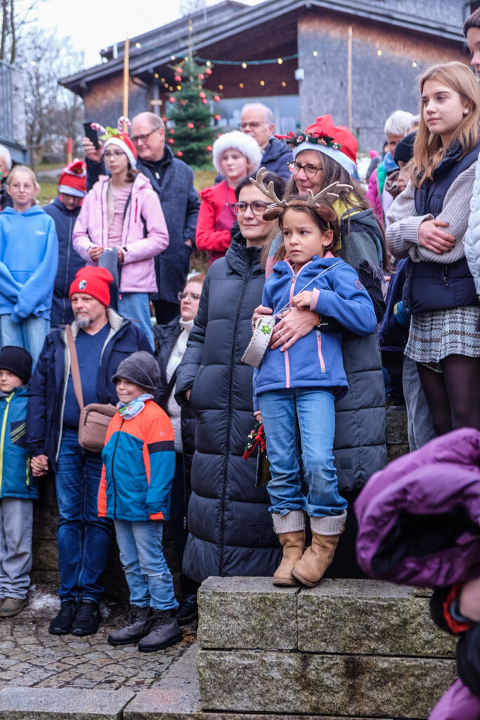 Weihnachtsmarkt Besucher